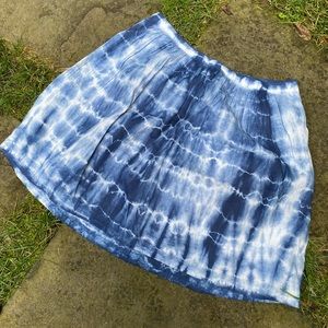 MADEWELL shibori tie dyed skirt
